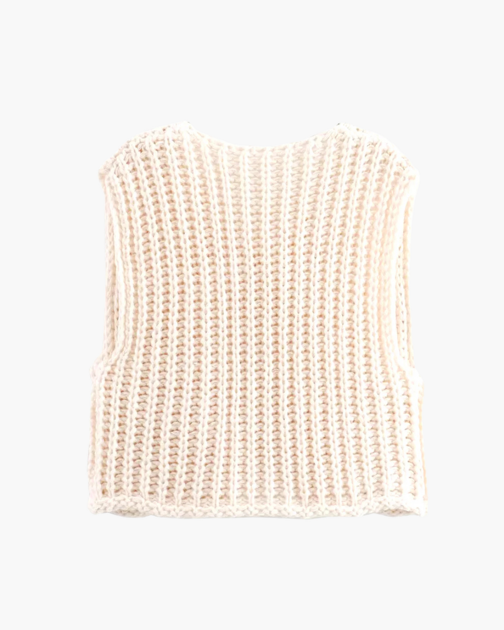 Elegante Gebreide Mouwloze Vest voor Dames
