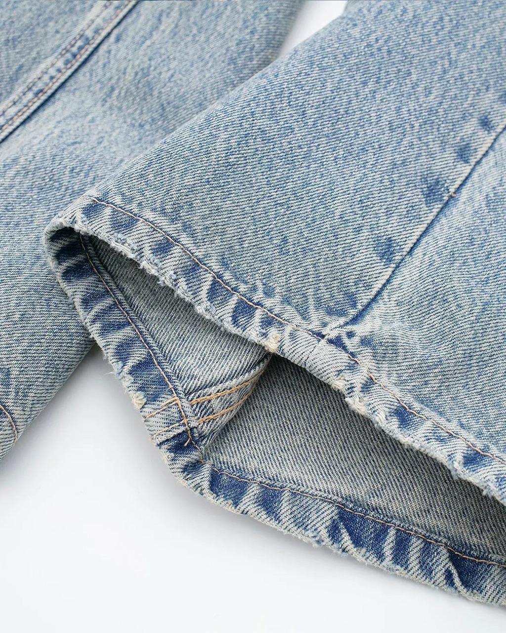 Vintage Denim Jeans met Gaten & Hoge Taille voor Dames