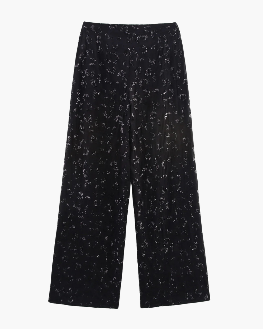 Chique Set met Pailletten Top en Wijde Broek voor Dames