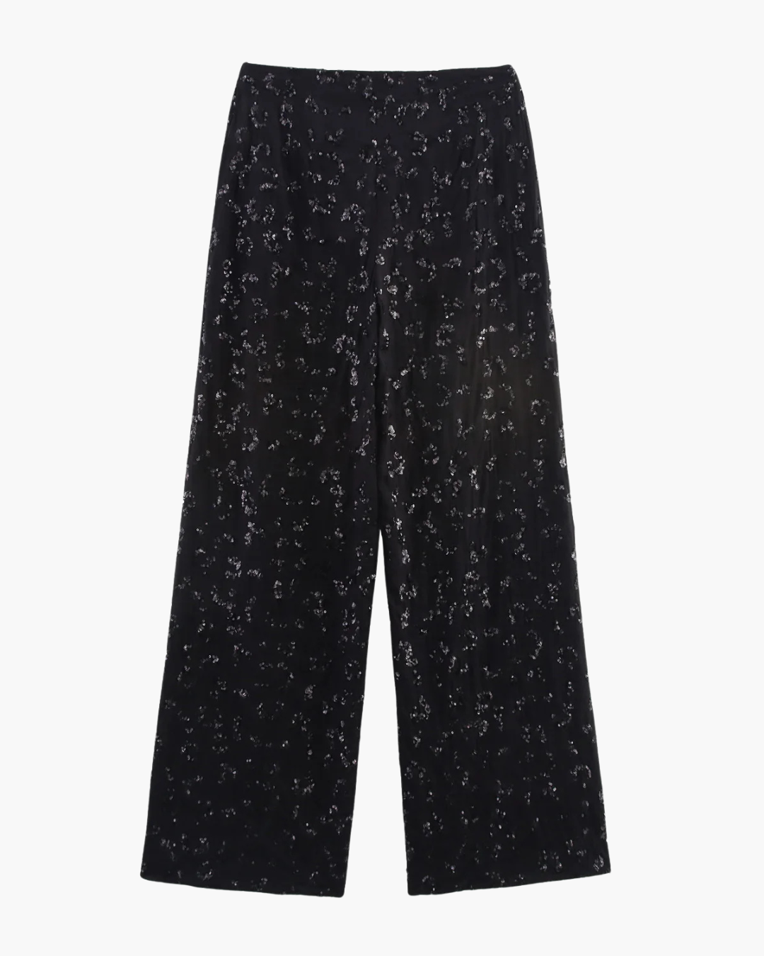 Chique Set met Pailletten Top en Wijde Broek voor Dames