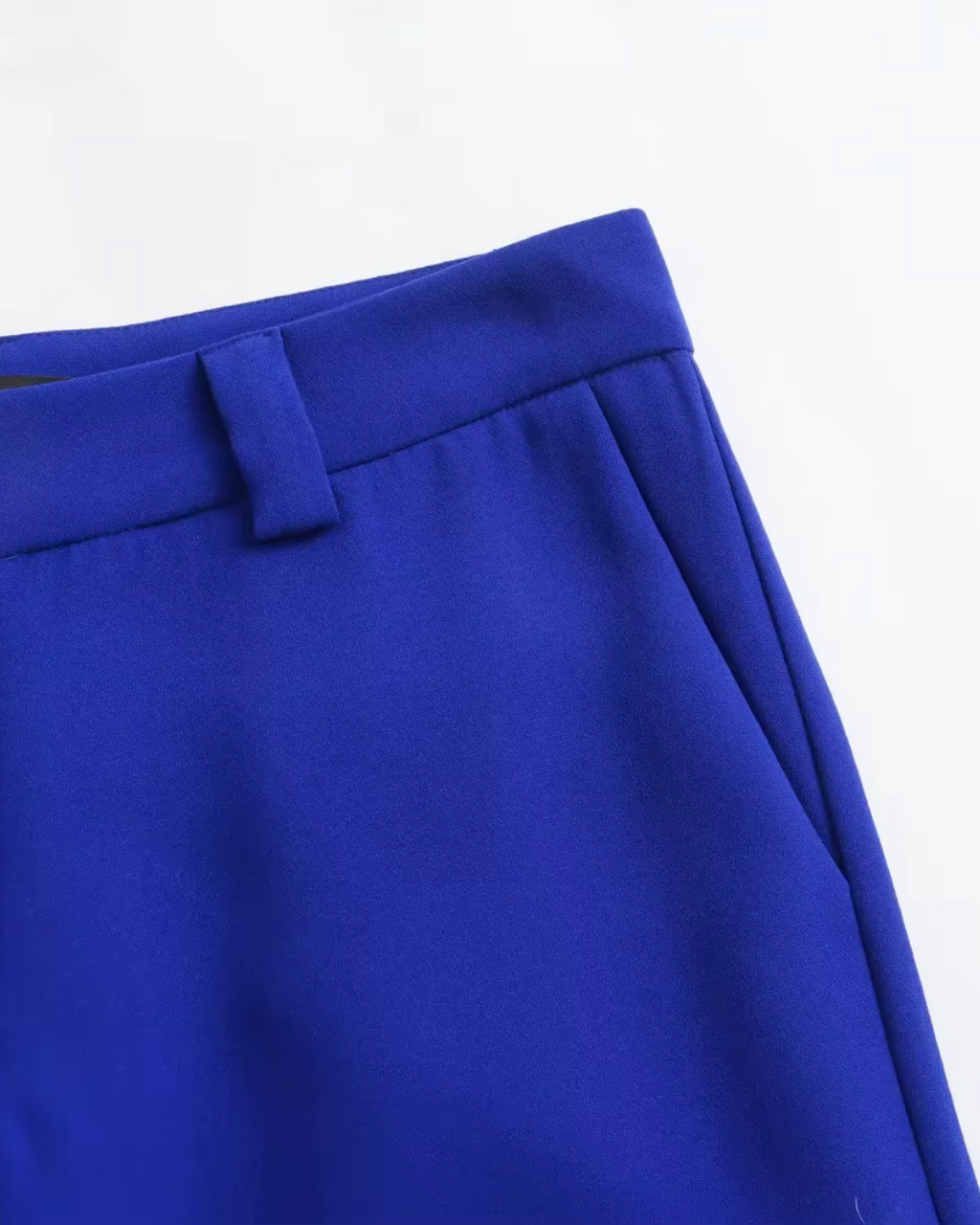 Vintage Damespak met Blazer en Rechte Losse Broek voor Dames