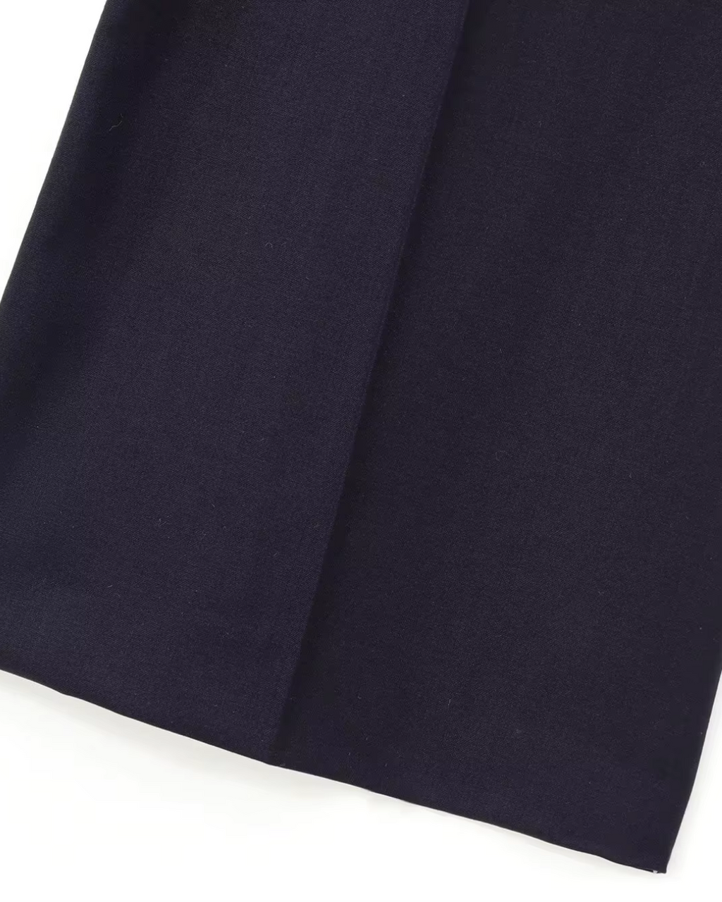 Elegante Luxe Marine Blauwe Blazer en Broek Set voor Dames