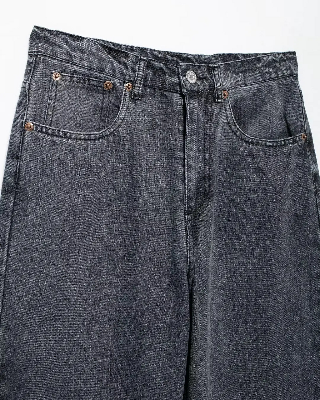 Vintage Denim Jeans met Gaten & Hoge Taille voor Dames