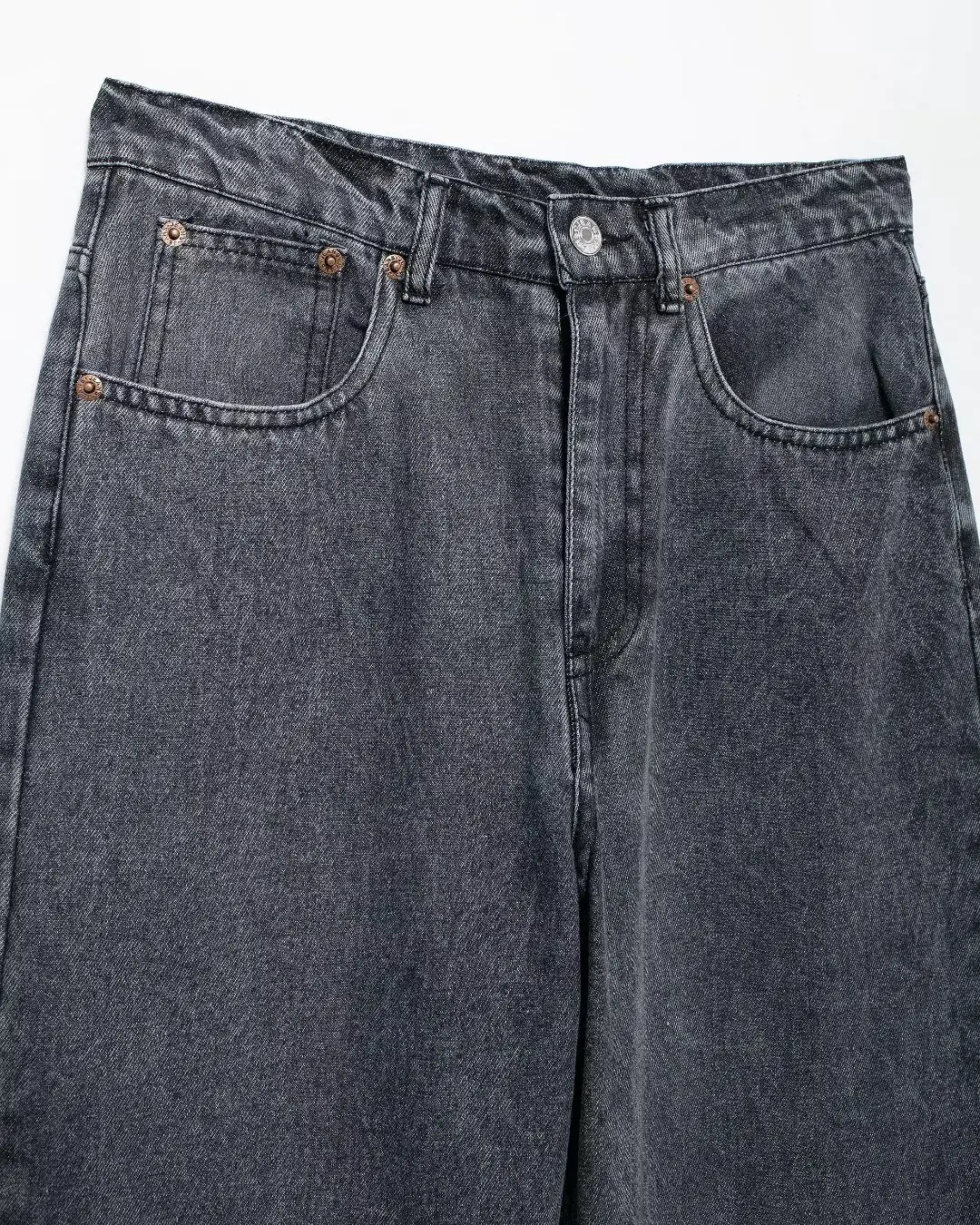 Vintage Denim Jeans met Gaten & Hoge Taille voor Dames