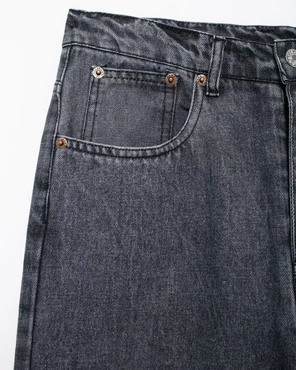 Vintage Denim Jeans met Gaten & Hoge Taille voor Dames