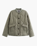 Retro Katoenen Single Breasted Winter Jas voor Dames