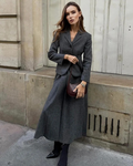 Elegante Stijlvolle Blazer en Rok Set voor Dames