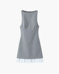 Elegante Geplooide Lente Jurk voor Dames