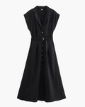 Linnenmix Midi Shirtjurk voor Dames