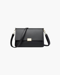 Trendy Zwarte Crossbody Tas van Hoogwaardig PU Leer