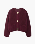 Gebreid Vest met Losse Lange Mouw voor Dames