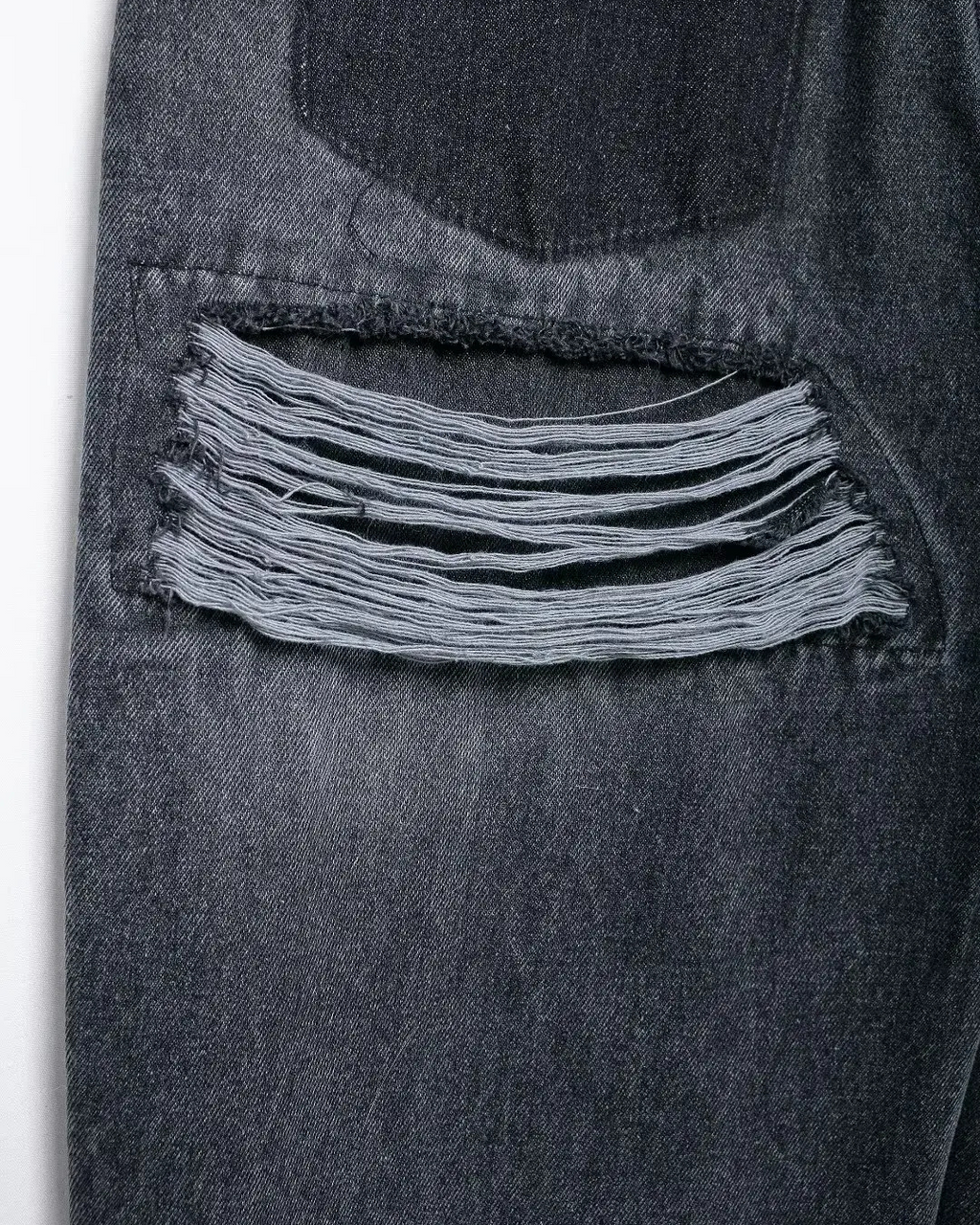 Vintage Denim Jeans met Gaten & Hoge Taille voor Dames