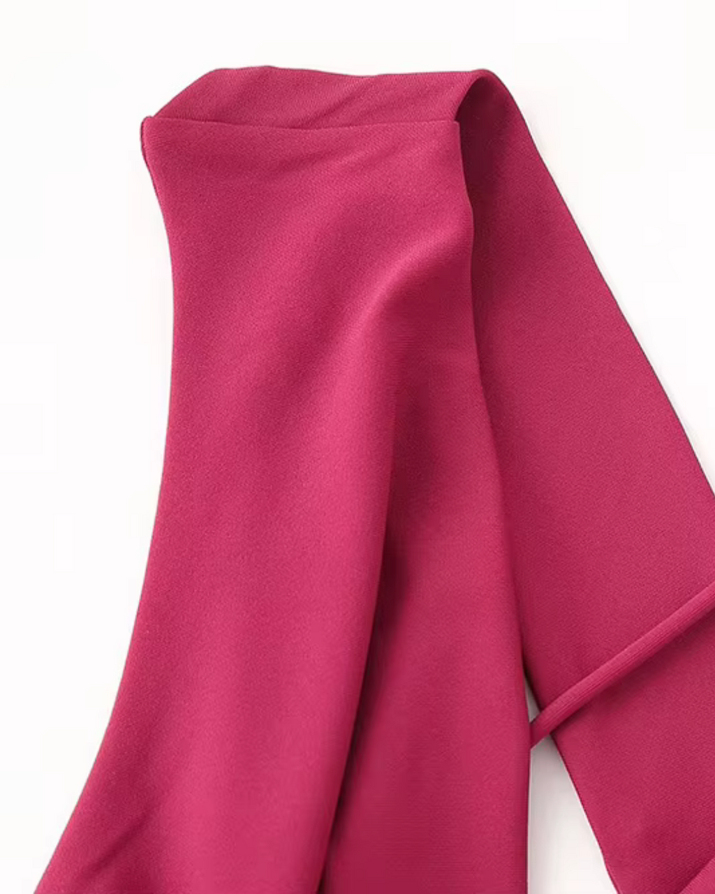Lange Mouwloze Jurk Asymmetrisch en Rugloos voor Dames