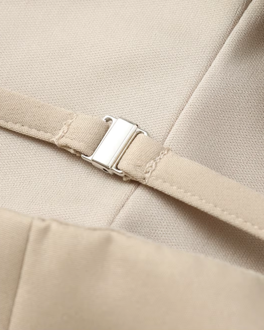 Mouwloze Mini-Jurk met Open Rug en Ronde Hals voor Dames