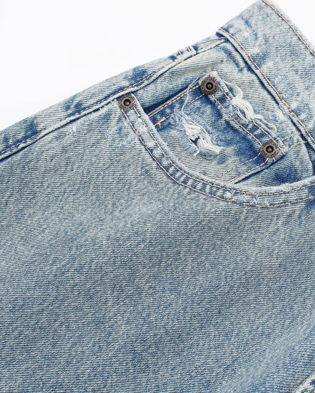 Vintage Denim Jeans met Gaten & Hoge Taille voor Dames