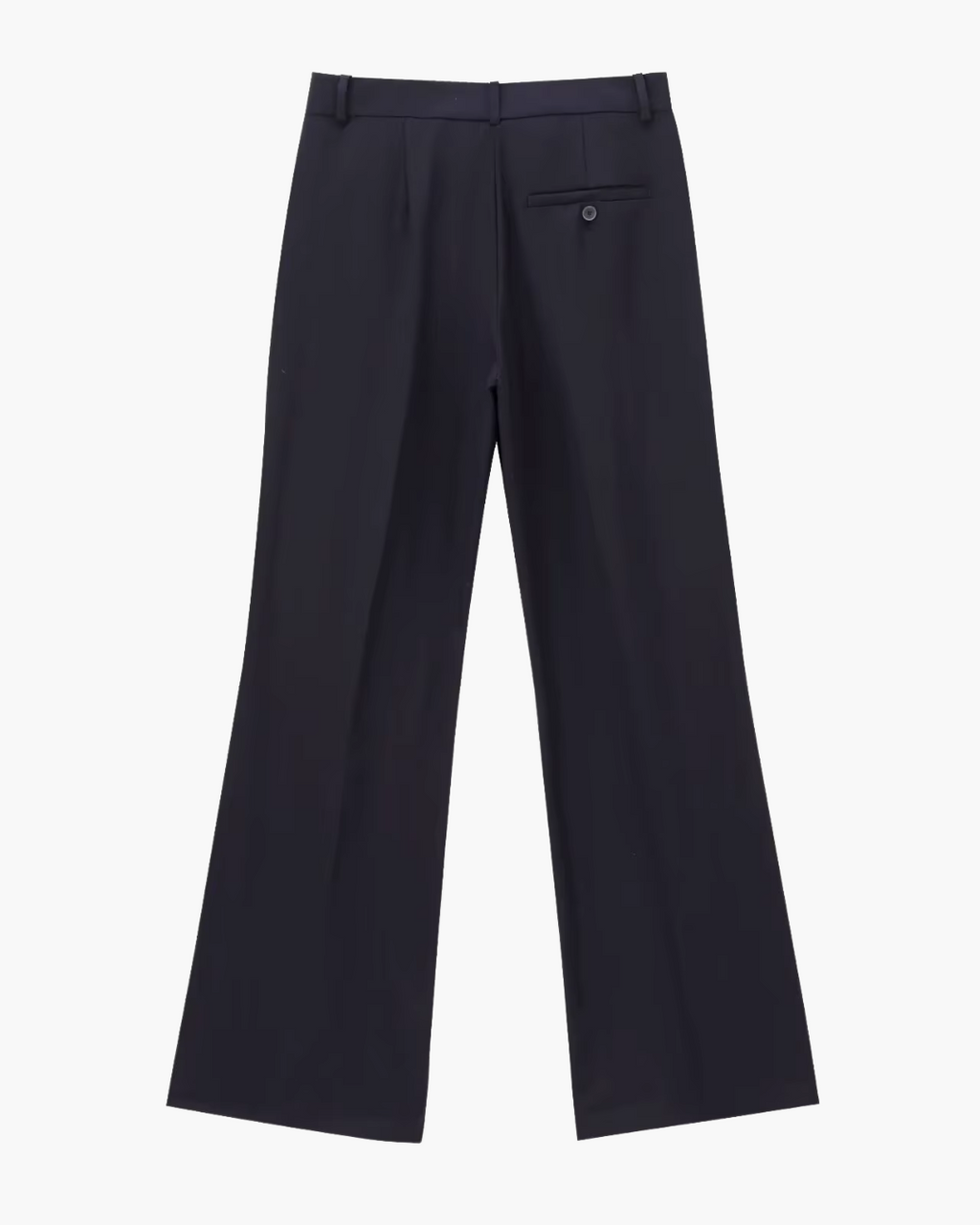 Elegante Luxe Marine Blauwe Blazer en Broek Set voor Dames
