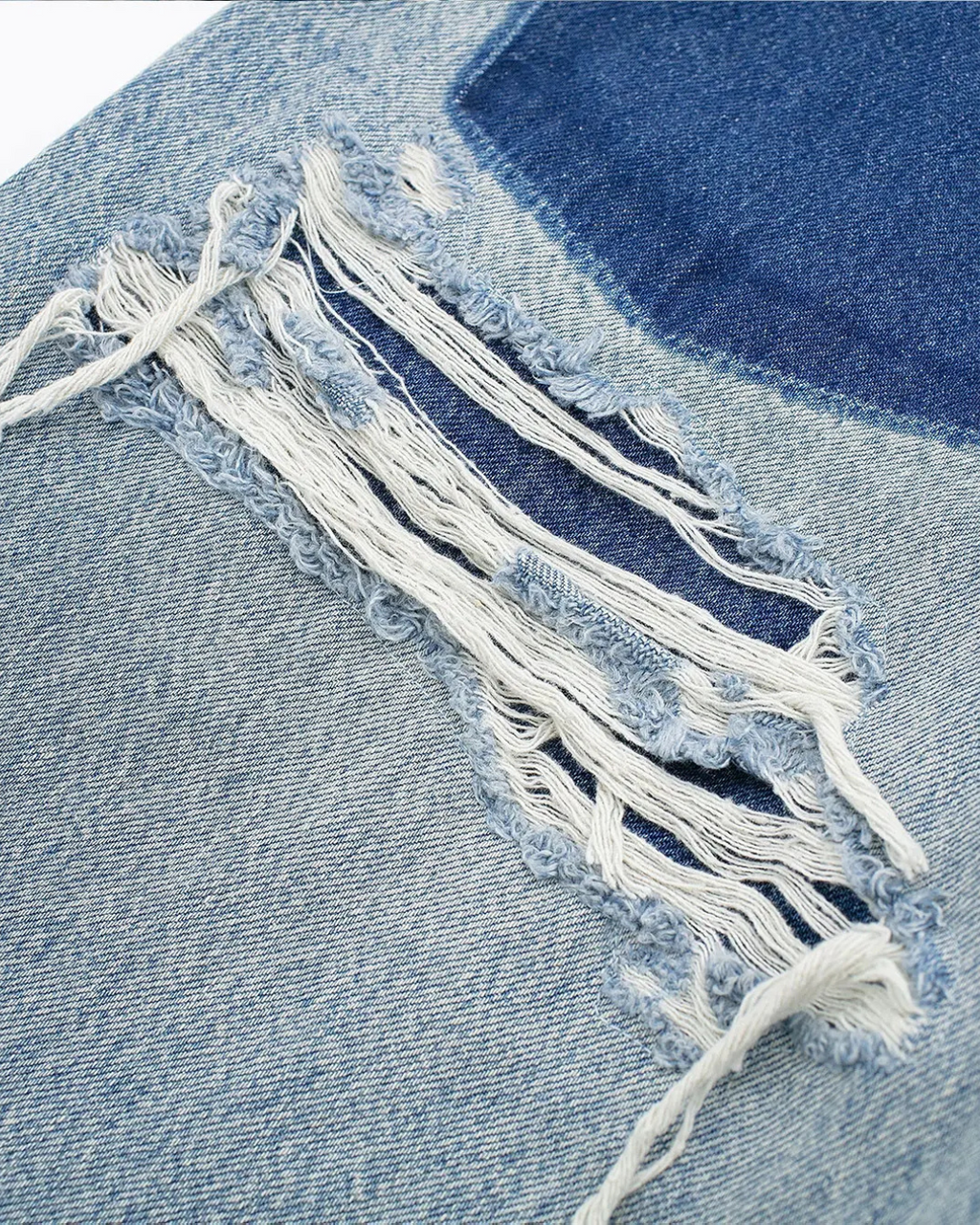 Vintage Denim Jeans met Gaten & Hoge Taille voor Dames