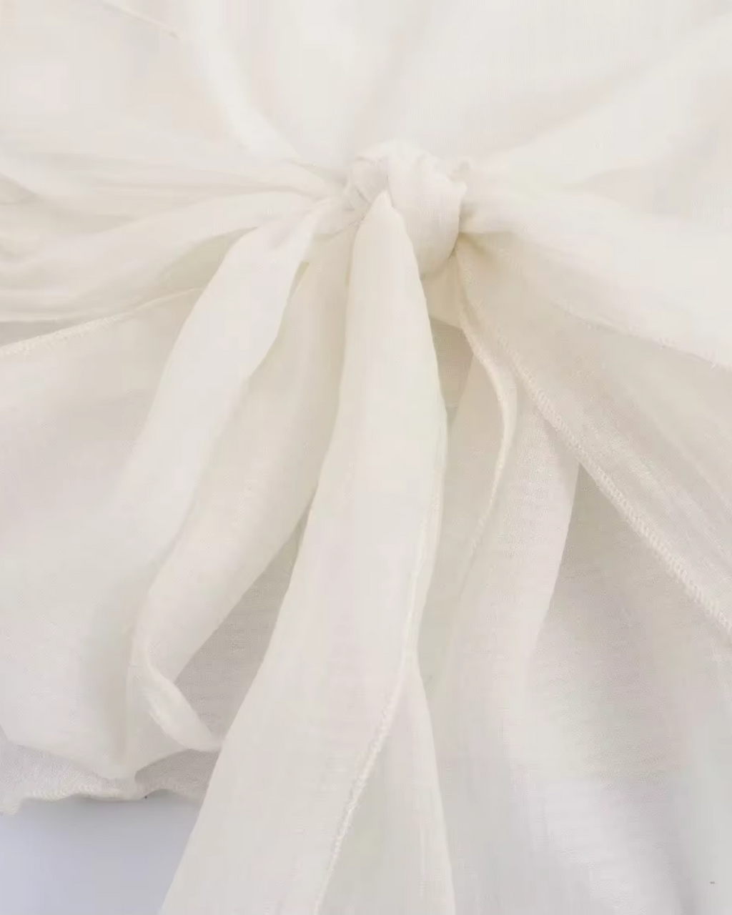 Tiered Ruffled Halter Neck Top in Crisp White