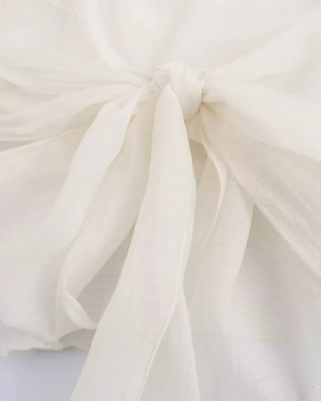 Tiered Ruffled Halter Neck Top in Crisp White